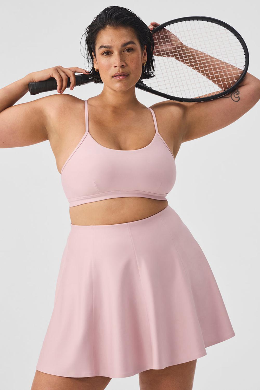 Ballet Pink Women Alo Yoga Airlift Intrigue Bra | Australia  27986-VIWN
