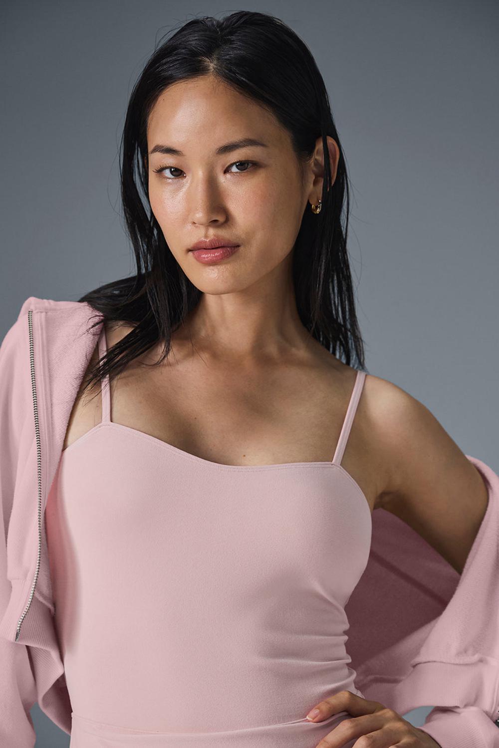 Ballet Pink Women Alo Yoga Alosoft Courtside Tennis Dress | Australia  69780-HYFB
