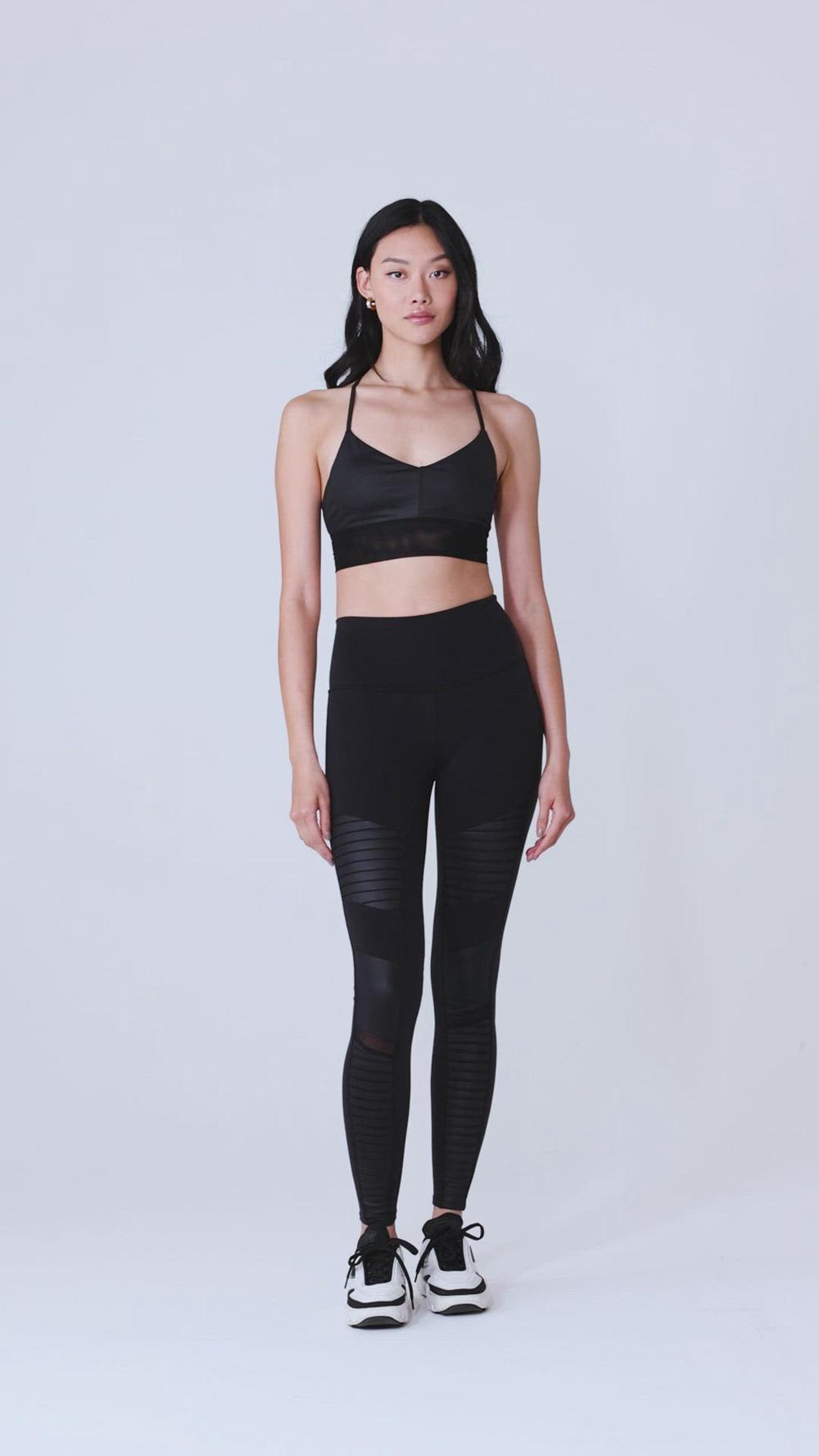 Black Glossy / Black Women Alo Yoga Lavish Bra | Australia  25473-QNWE