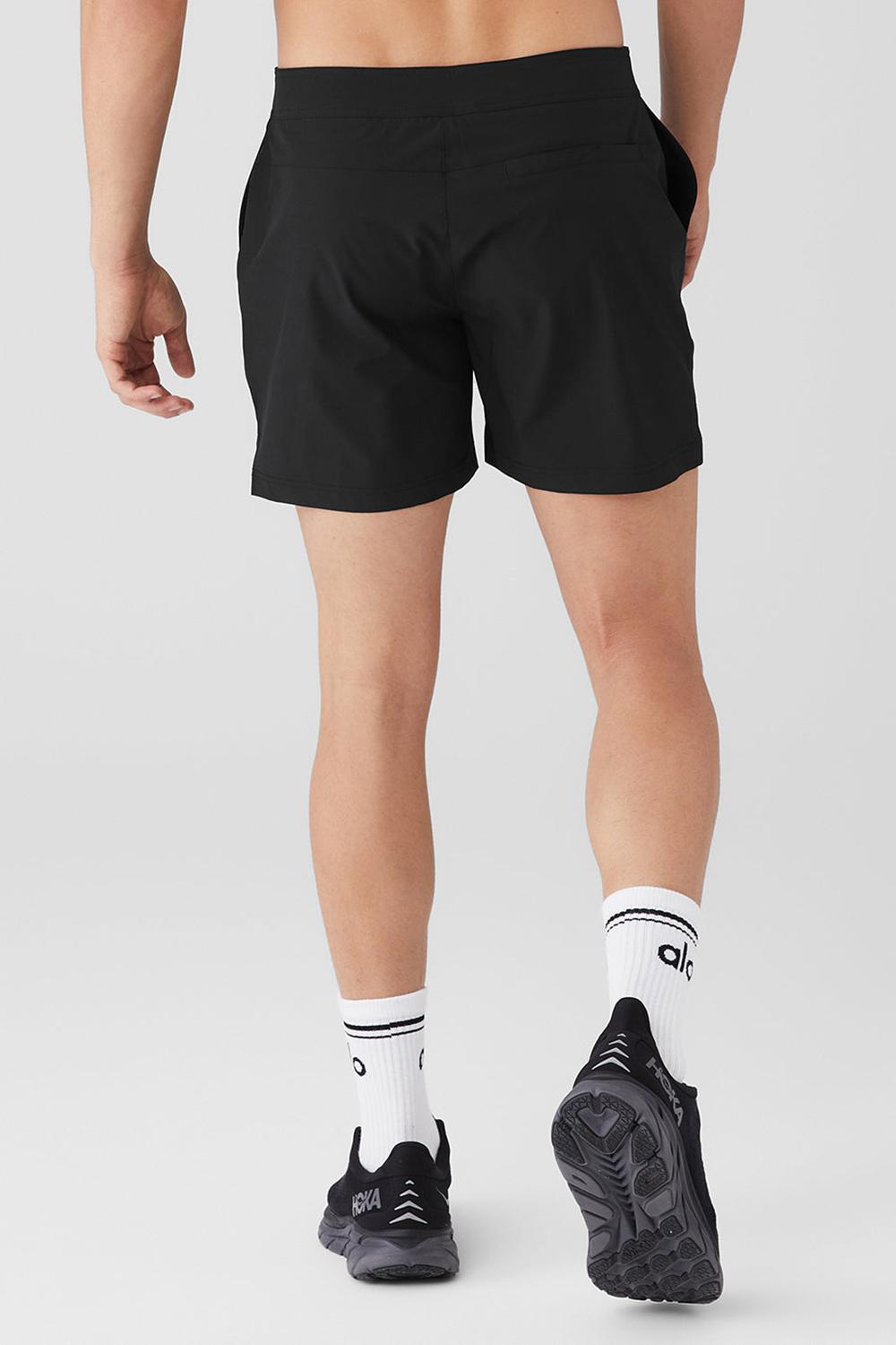 Black Men Alo Yoga 7'' Sport Short | Australia  74205-FKCM