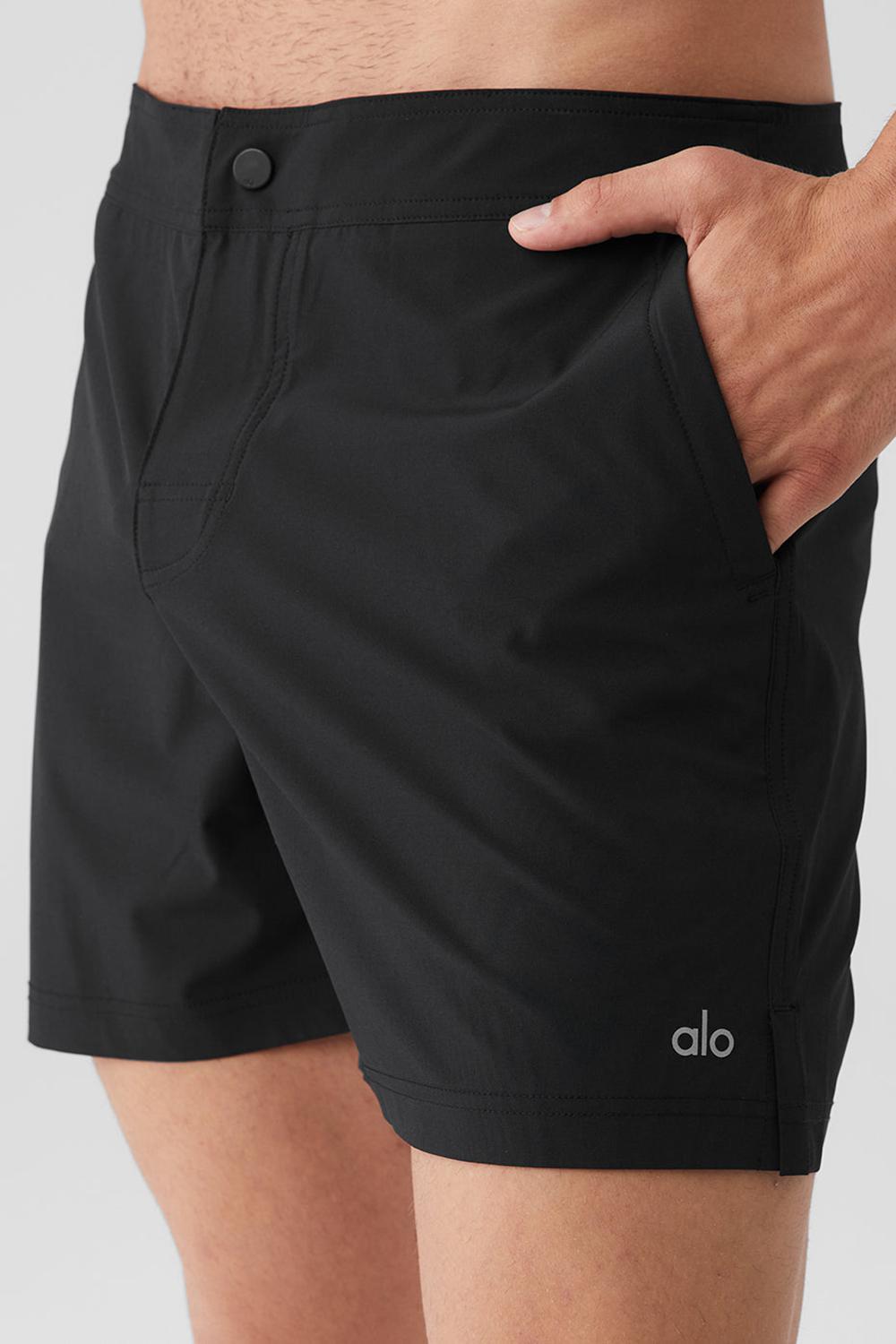 Black Men Alo Yoga 7'' Sport Short | Australia  74205-FKCM
