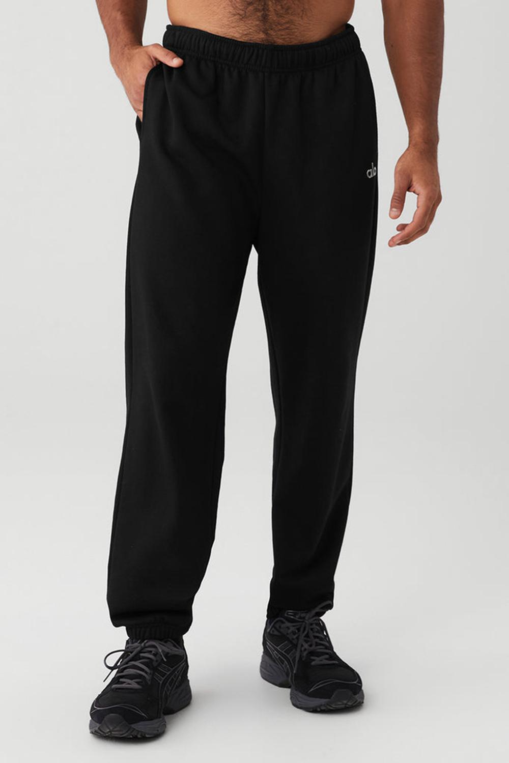Black Men Alo Yoga Accolade Sweatpant | Australia  94568-RITP