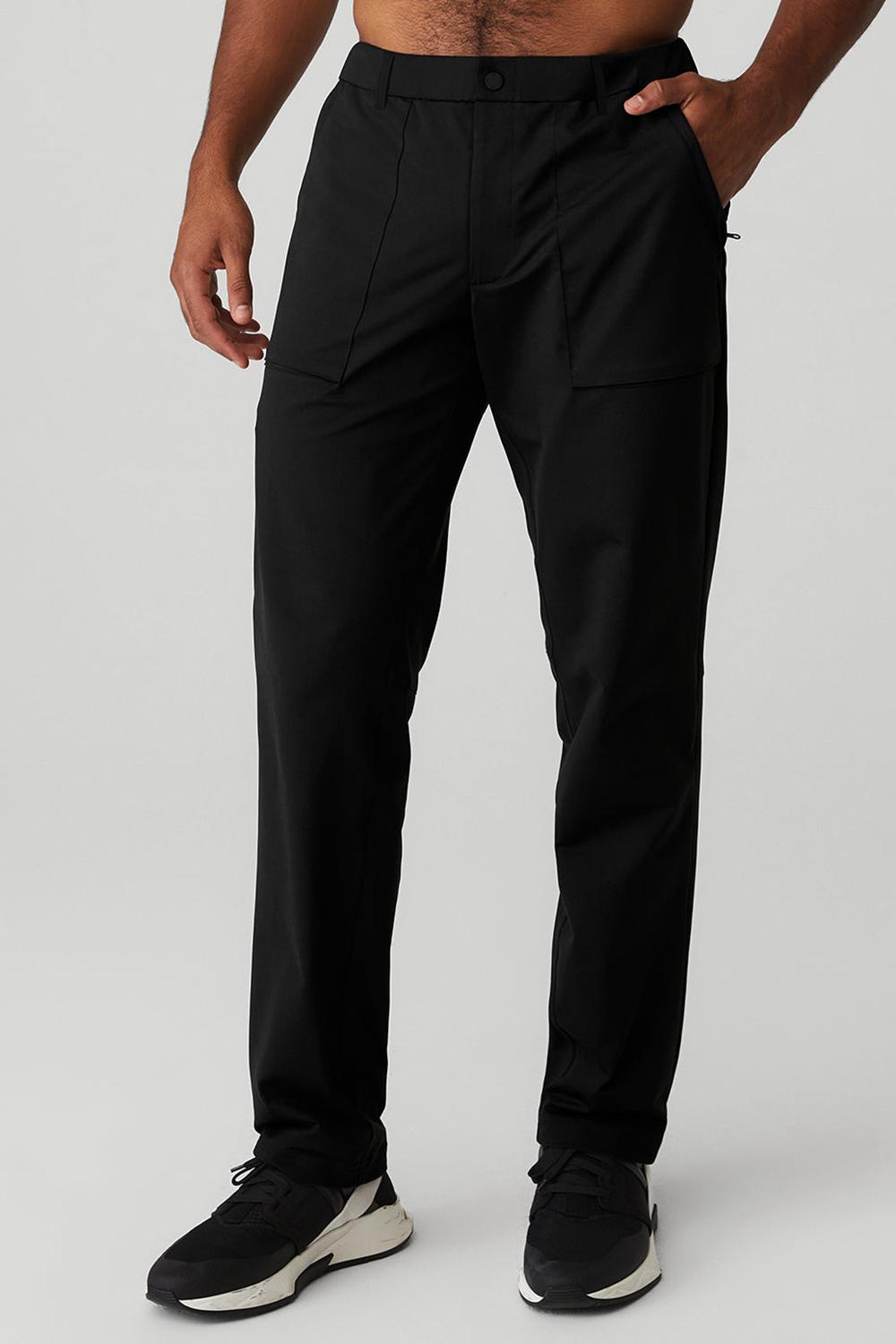 Black Men Alo Yoga Block Pant | Australia  71624-PFKE