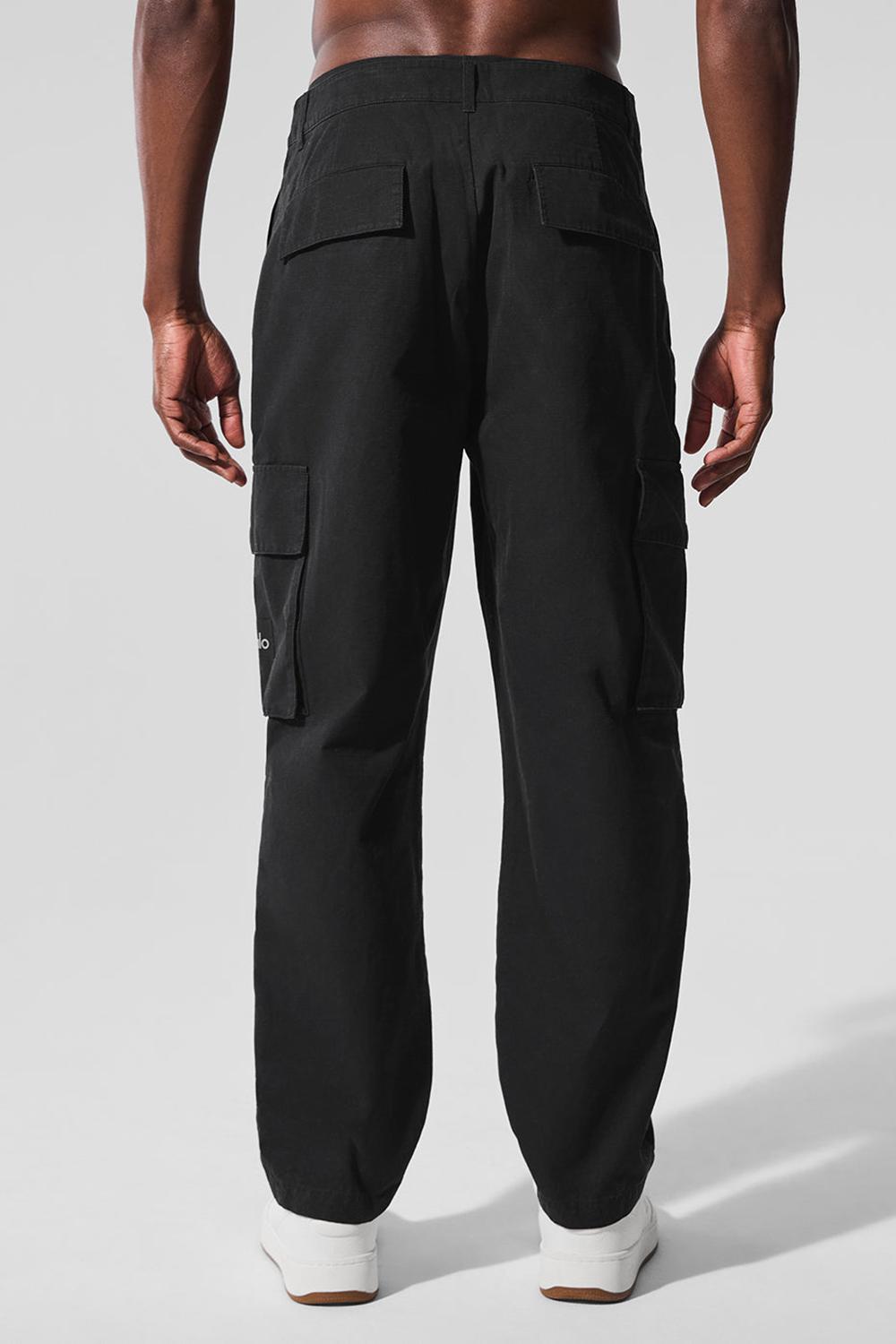 Black Men Alo Yoga Cargo Ripstop Pant | Australia  41507-IDZA