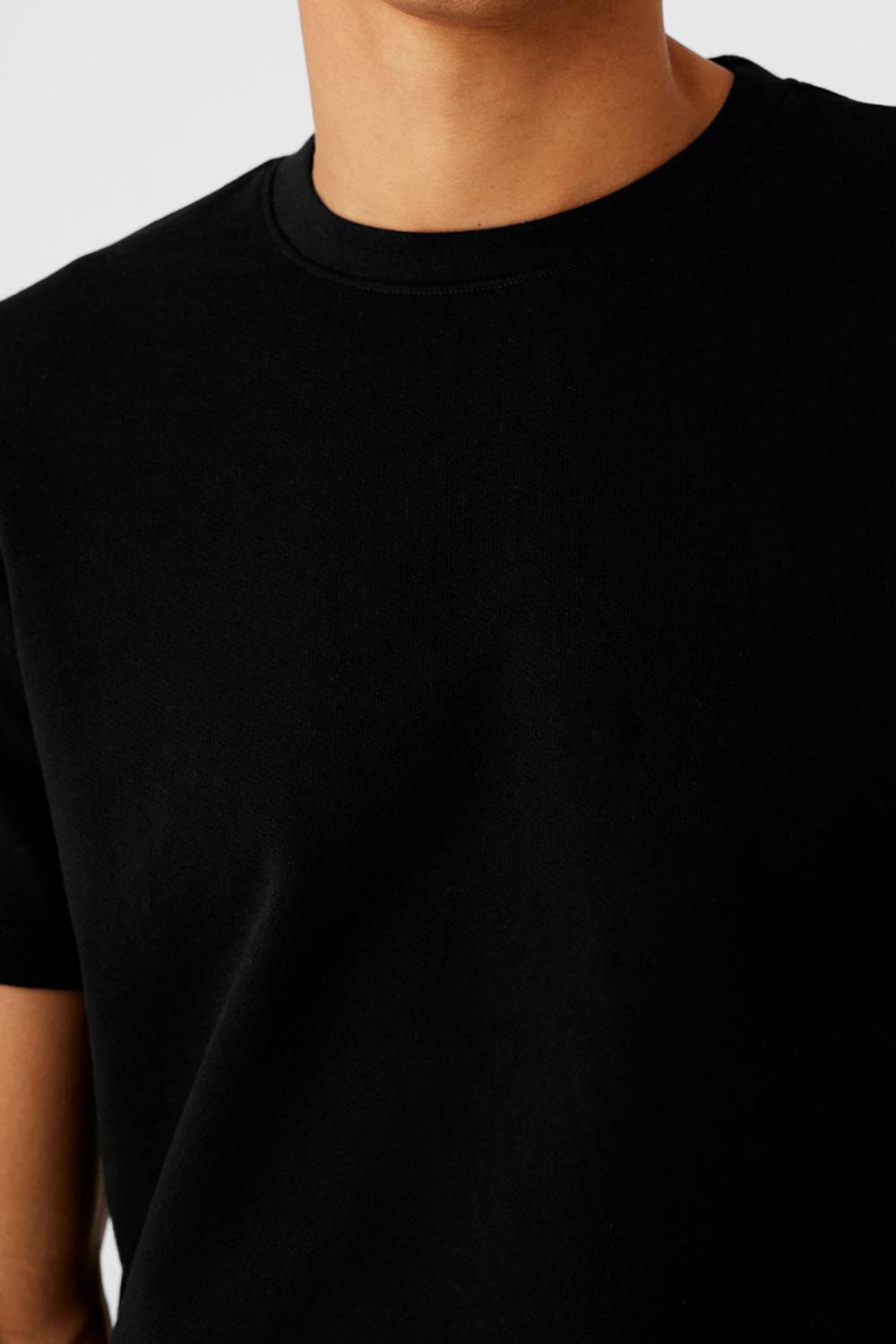 Black Men Alo Yoga Chill Short Sleeve | Australia  87346-XAVF