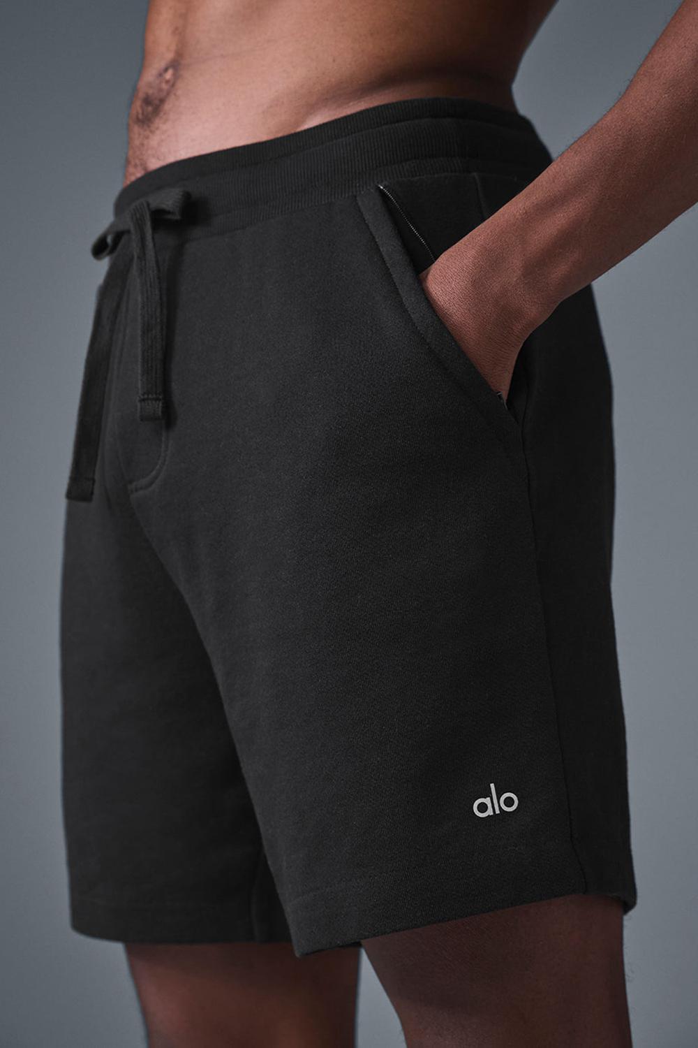 Black Men Alo Yoga Chill Short | Australia  94051-UFSC