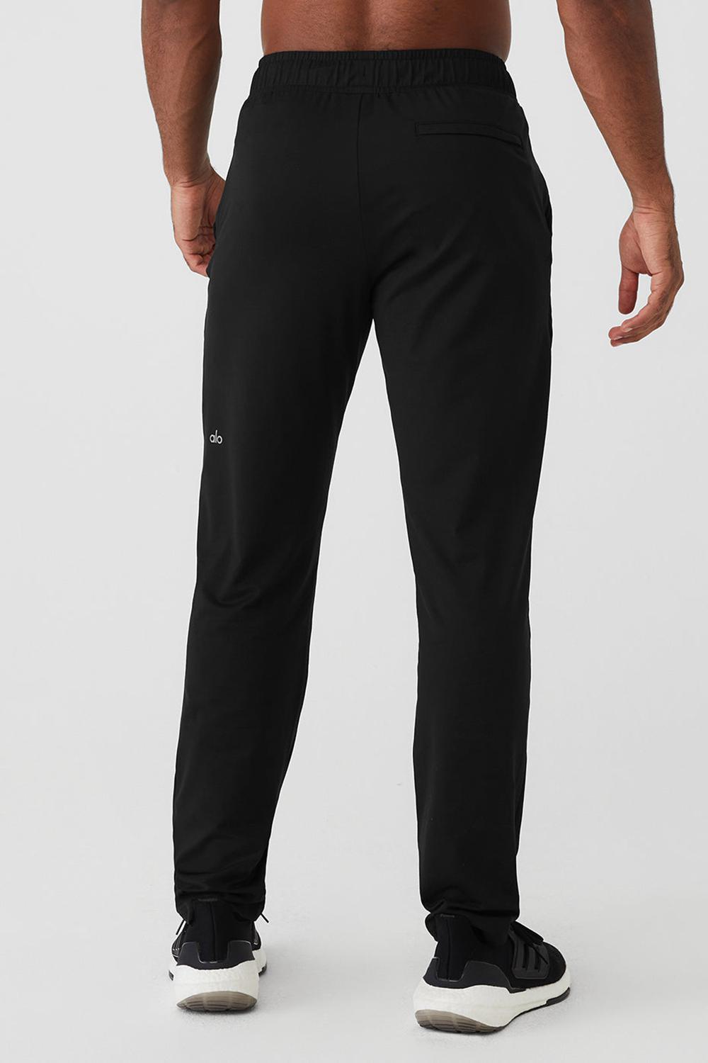 Black Men Alo Yoga Conquer Pulse Pant | Australia  82531-LTSB