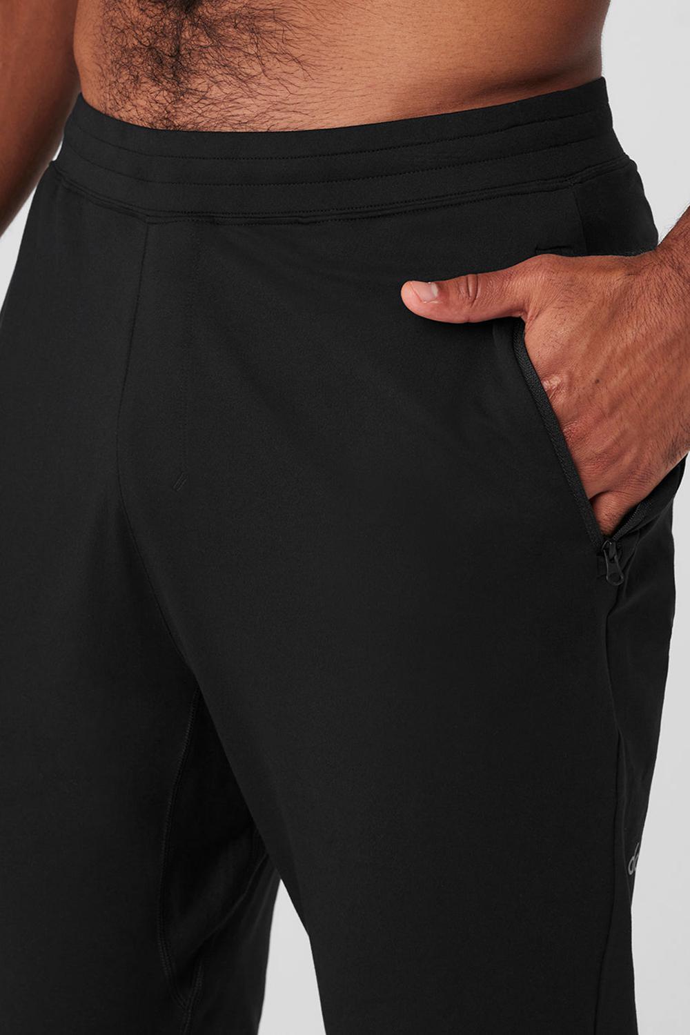 Black Men Alo Yoga Conquer React Performance Pant | Australia  03857-MDFT