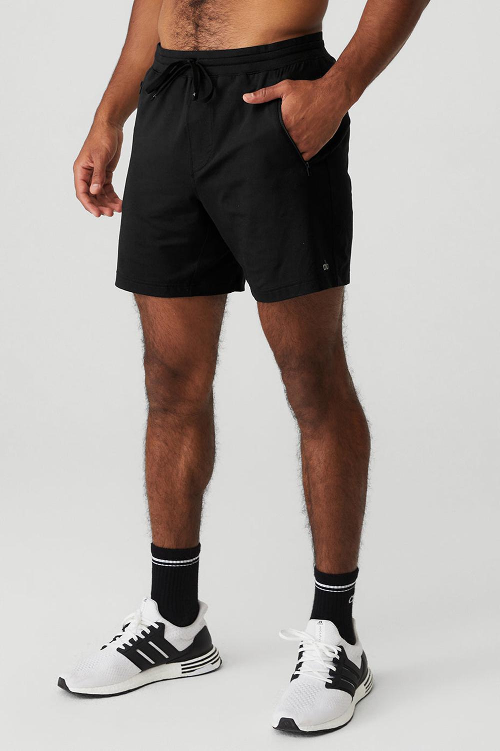 Black Men Alo Yoga Conquer Reform Short | Australia  76351-QKOD