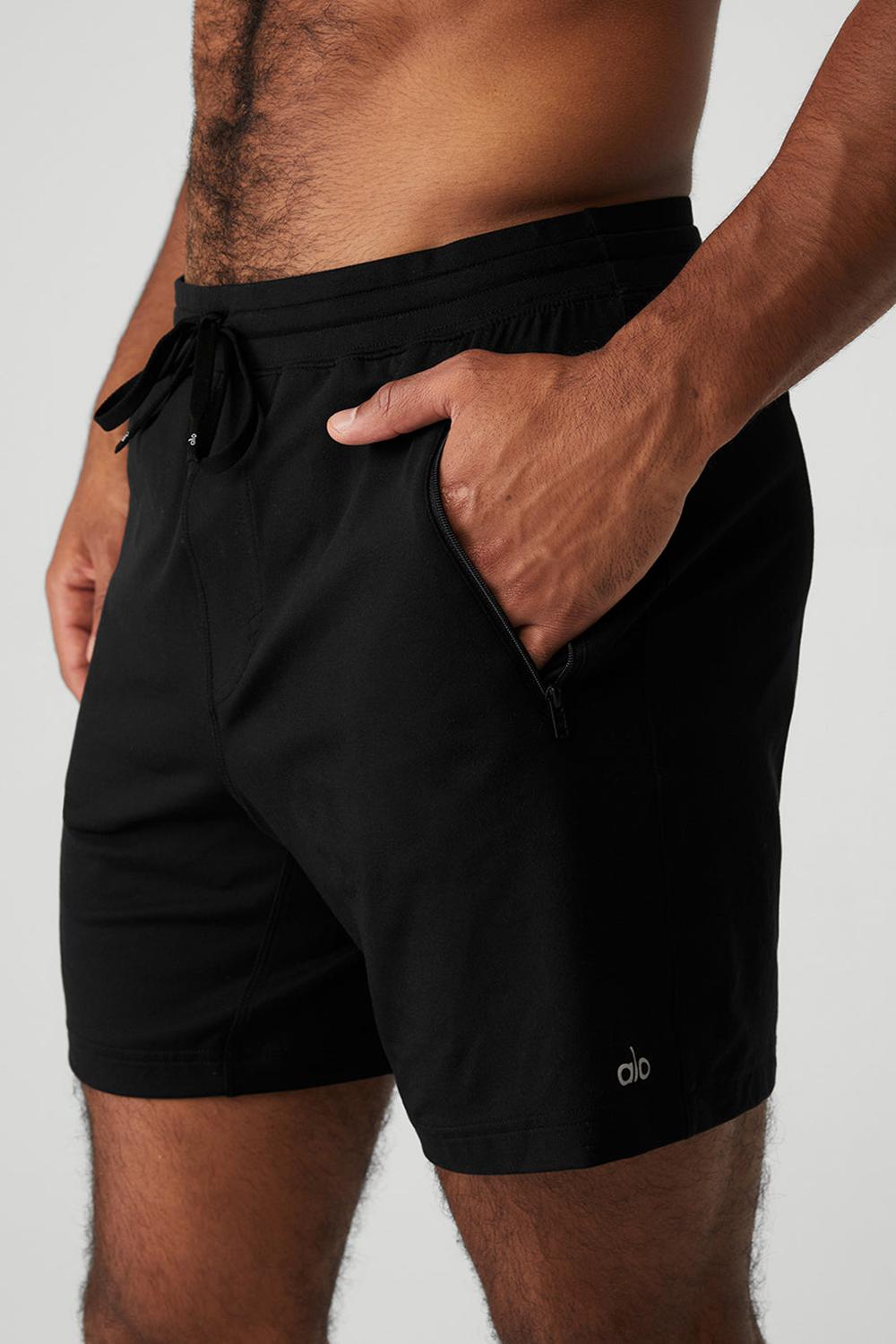 Black Men Alo Yoga Conquer Reform Short | Australia  76351-QKOD