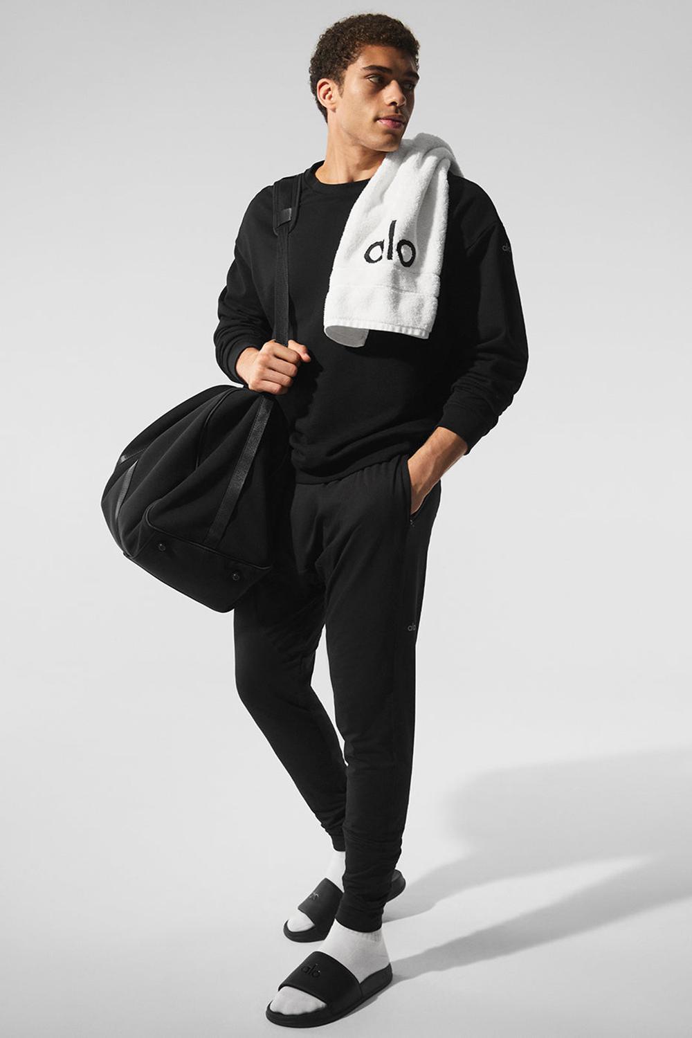 Black Men Alo Yoga Conquer Revitalize Pant | Australia  01234-YASQ