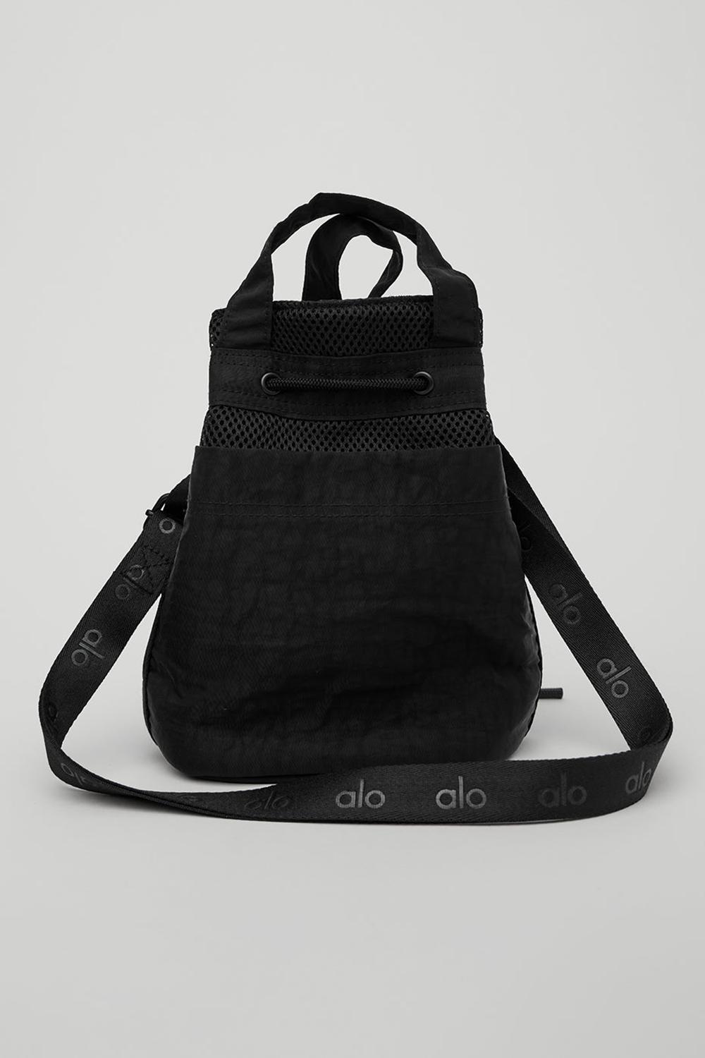 Black Men Alo Yoga Cross Body Bucket Bags | Australia  65014-IAPL
