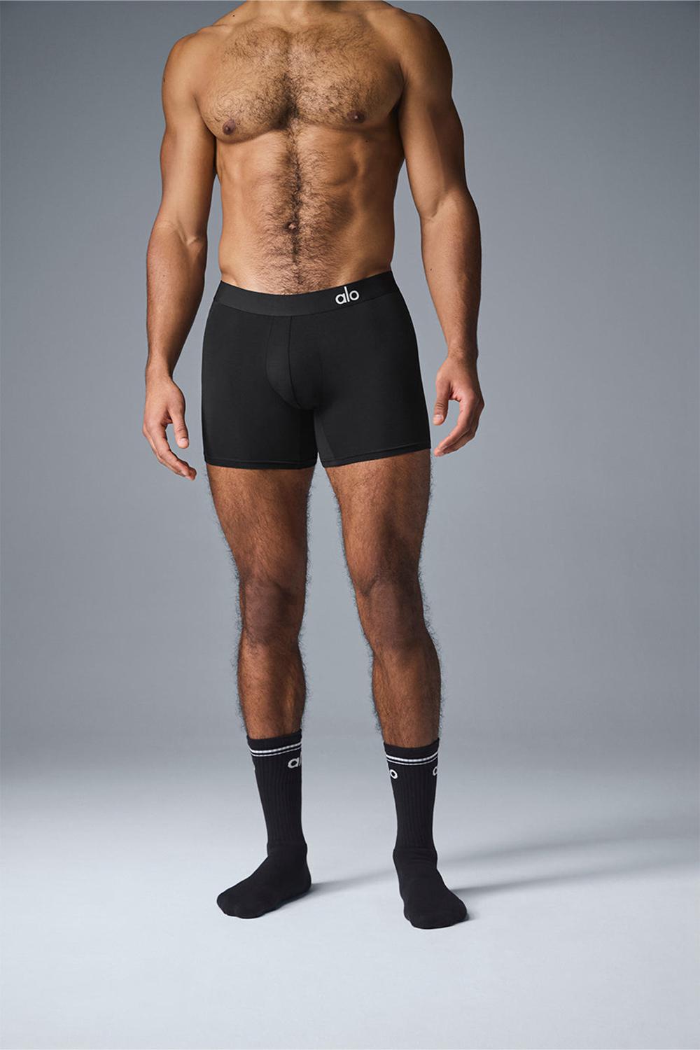 Black Men Alo Yoga Day and Night Boxer | Australia  07614-WVOT