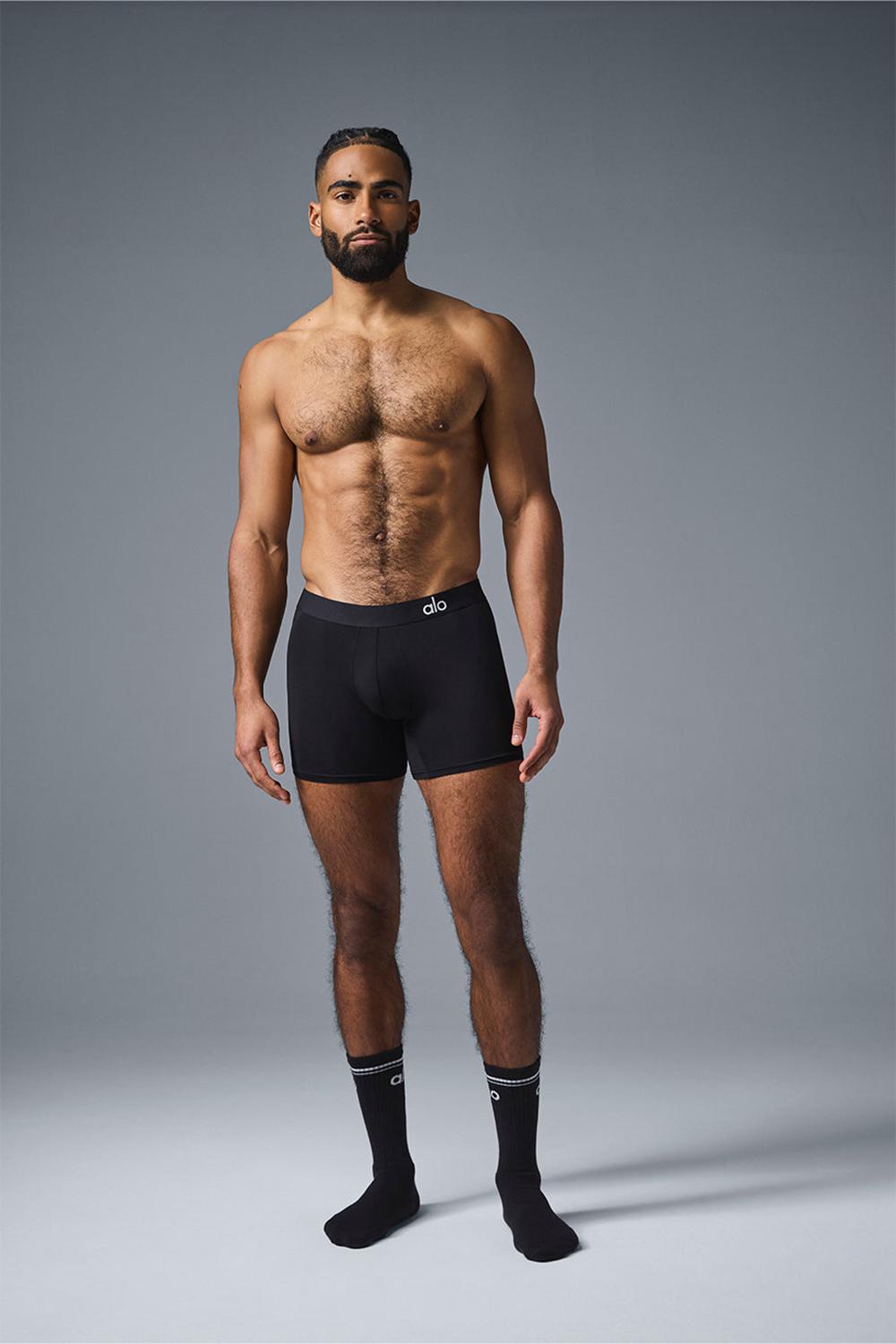 Black Men Alo Yoga Day and Night Boxer | Australia  07614-WVOT