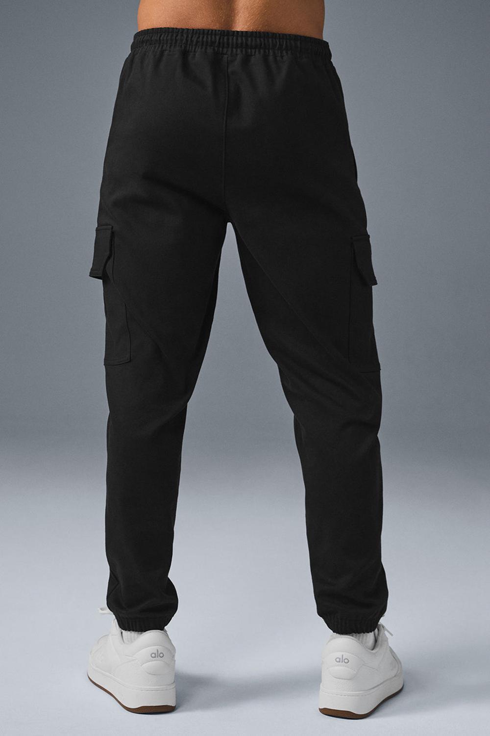 Black Men Alo Yoga Edition Sueded Jogger | Australia  24659-DAYQ