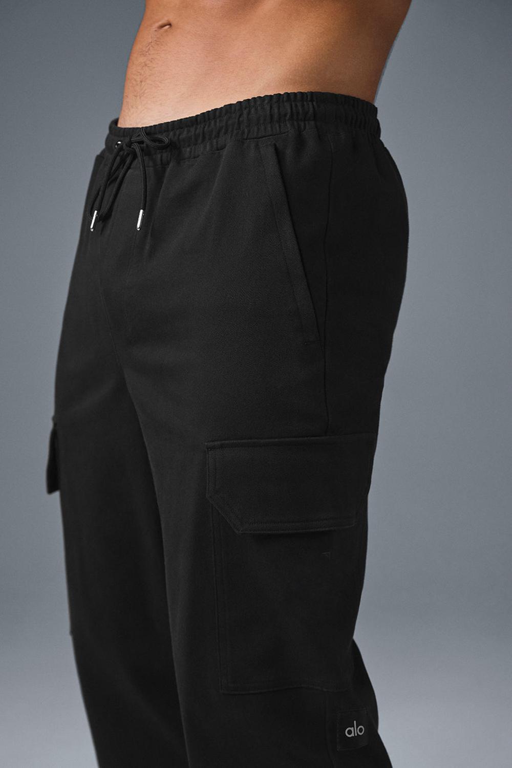 Black Men Alo Yoga Edition Sueded Jogger | Australia  24659-DAYQ