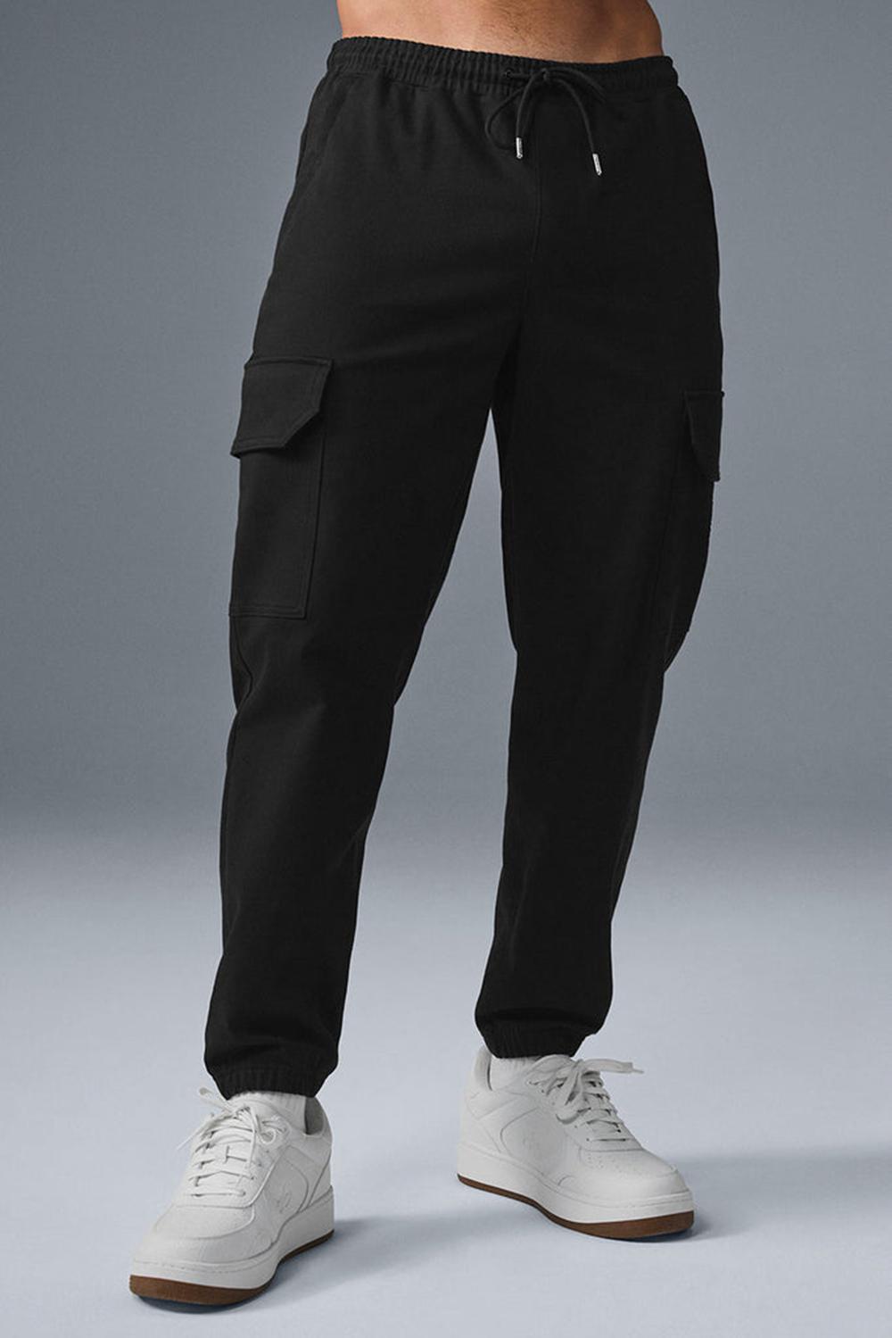 Black Men Alo Yoga Edition Sueded Jogger | Australia  24659-DAYQ