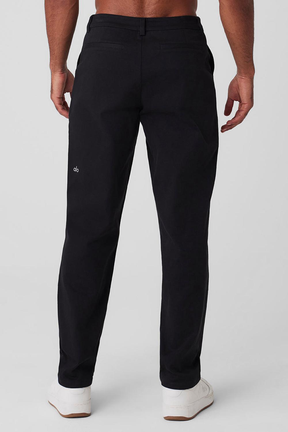 Black Men Alo Yoga Edition Sueded Pant | Australia  29504-EXIA