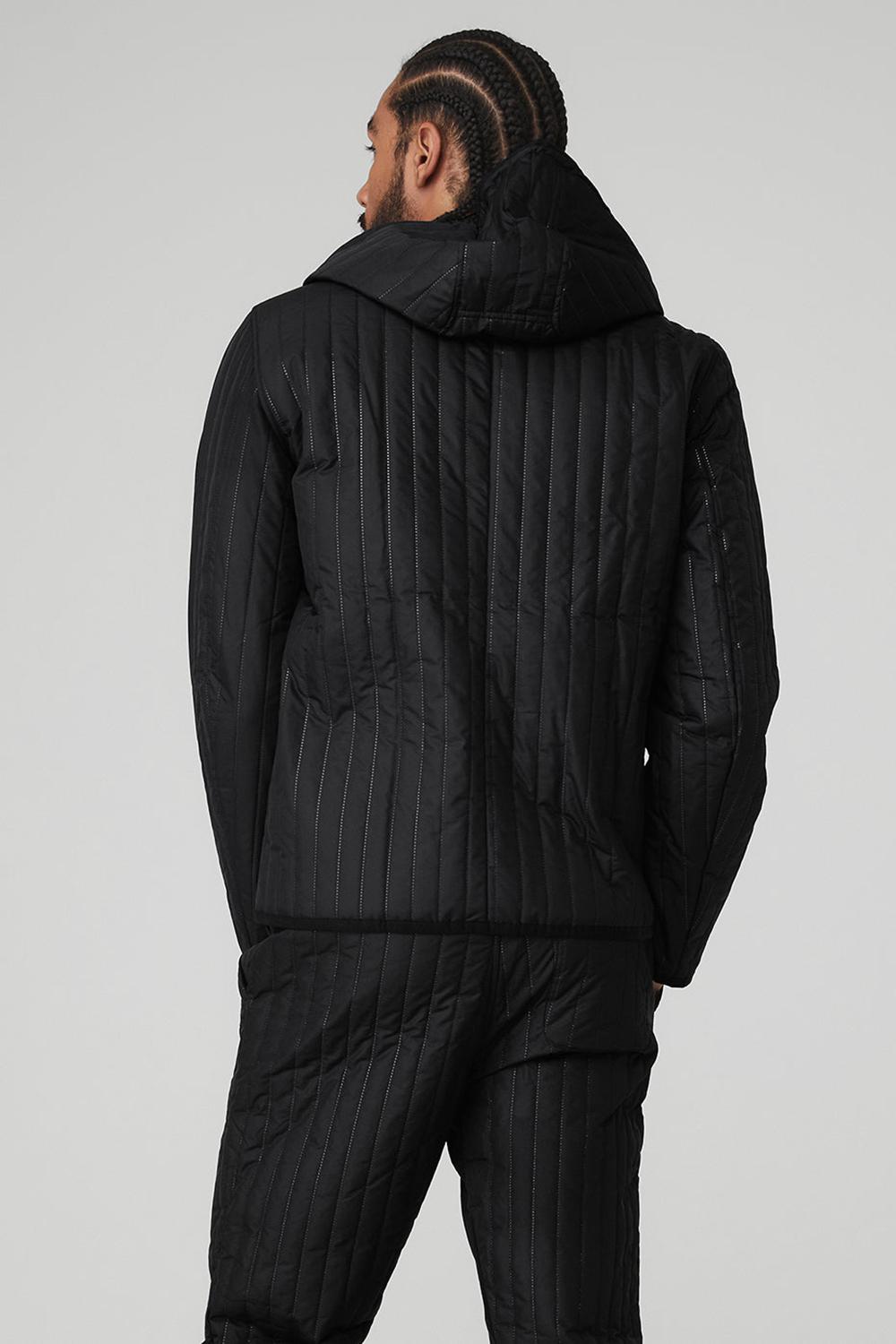 Black Men Alo Yoga Future Jacket | Australia  04769-GHZB