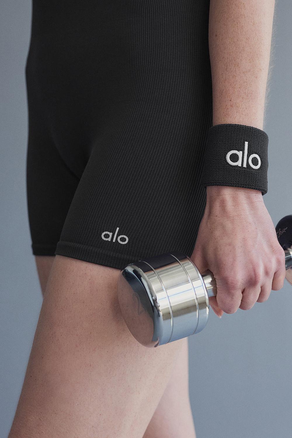 Black Men Alo Yoga Glow (2-Pack) Wristband | Australia  82763-TWAF