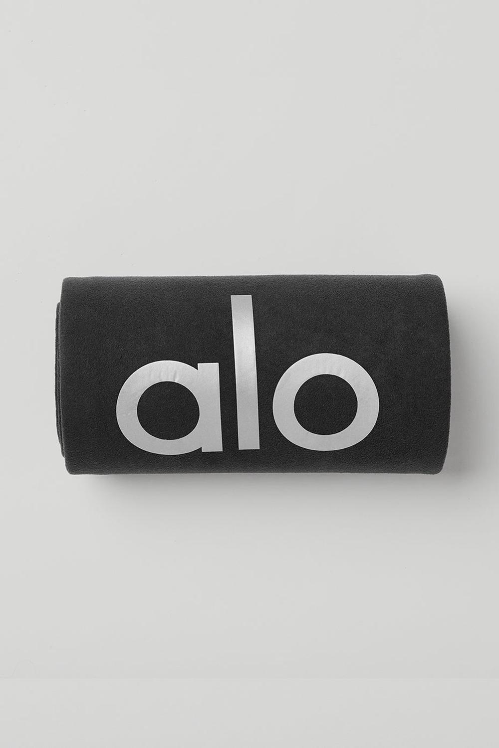Black Men Alo Yoga Grounded No-Slip Towel | Australia  06573-JSVD