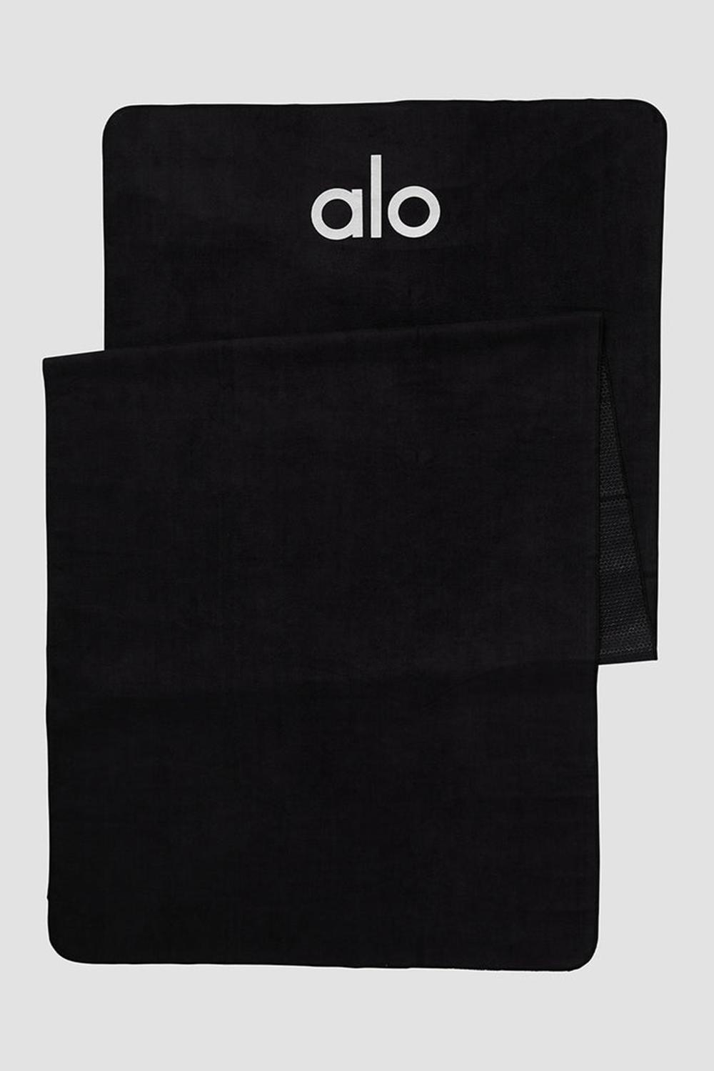Black Men Alo Yoga Grounded No-Slip Towel | Australia  06573-JSVD
