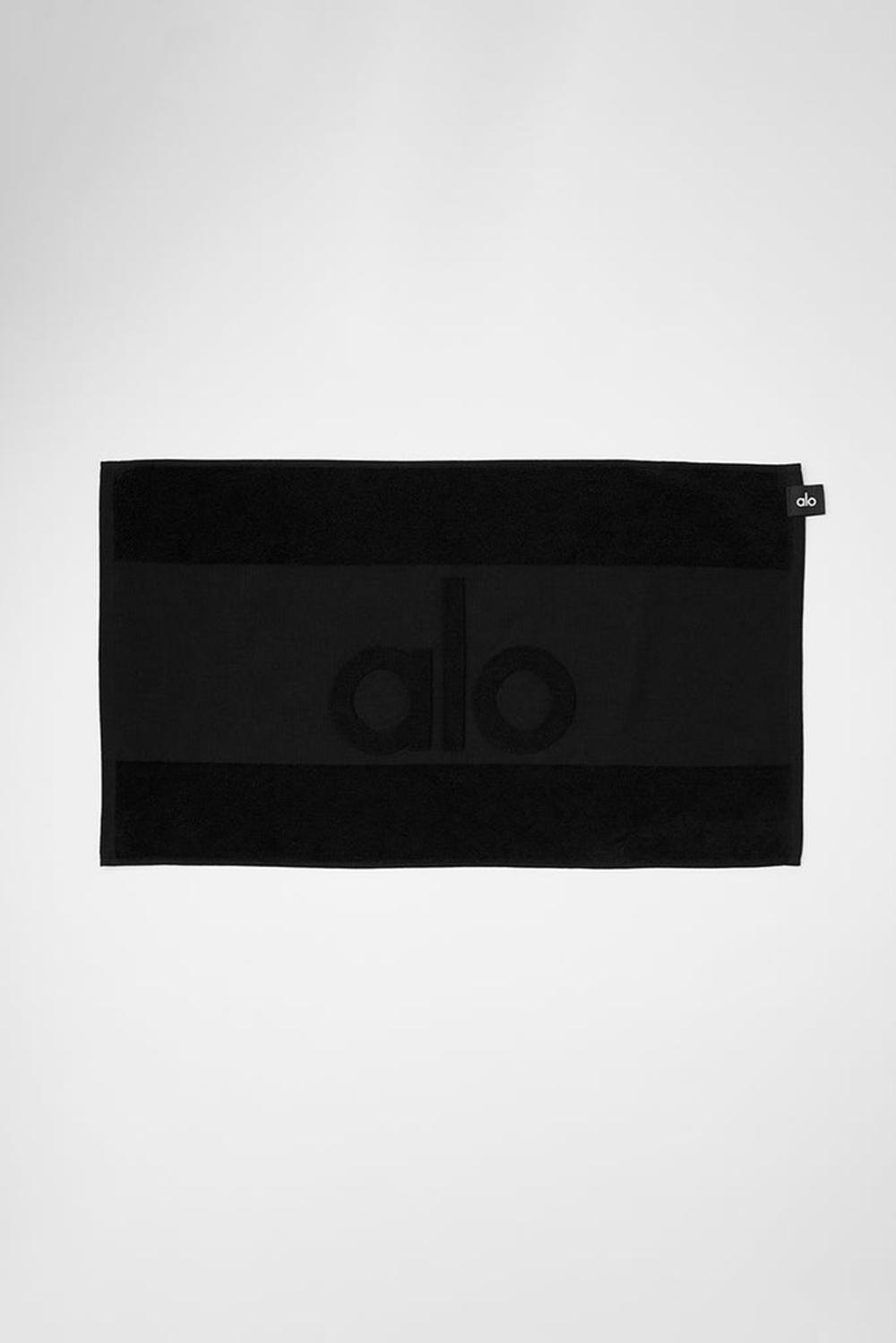 Black Men Alo Yoga Keep It Cool Gym Towel | Australia  98654-YLTR