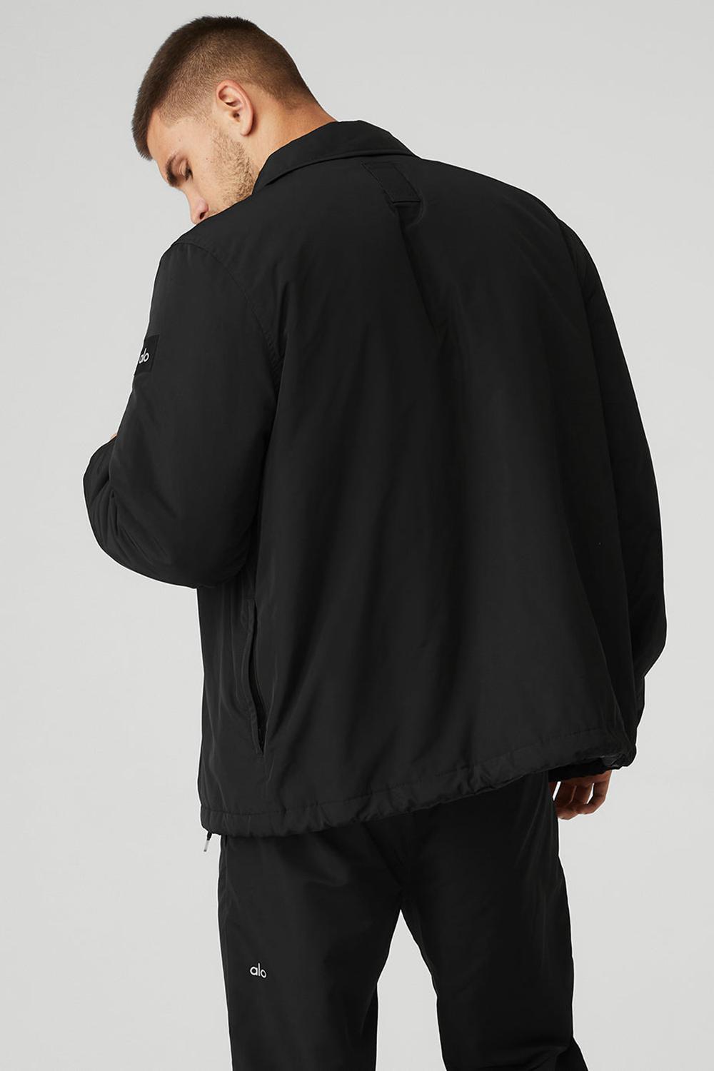 Black Men Alo Yoga Legend Jacket | Australia  80196-AKRV