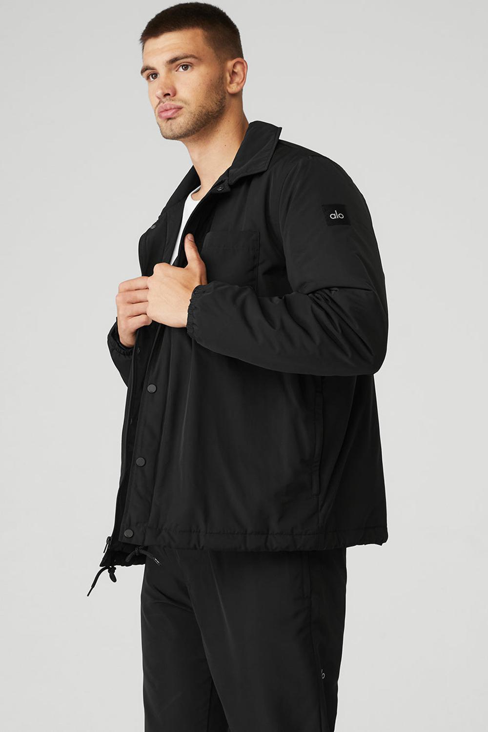 Black Men Alo Yoga Legend Jacket | Australia  80196-AKRV