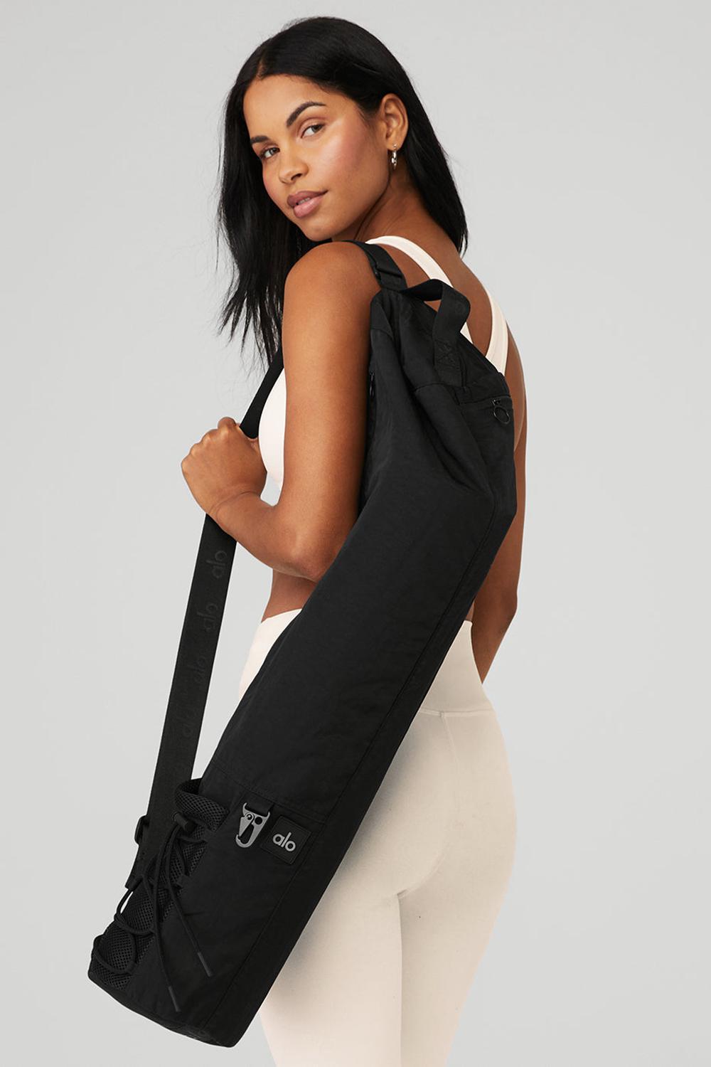 Black Men Alo Yoga Mat Bag | Australia  73510-UQHP