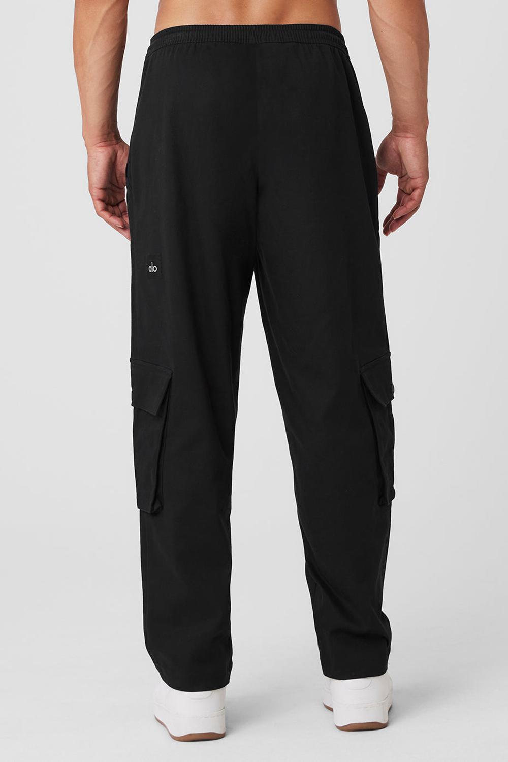 Black Men Alo Yoga Northstar Cargo Pant | Australia  13297-HBNK
