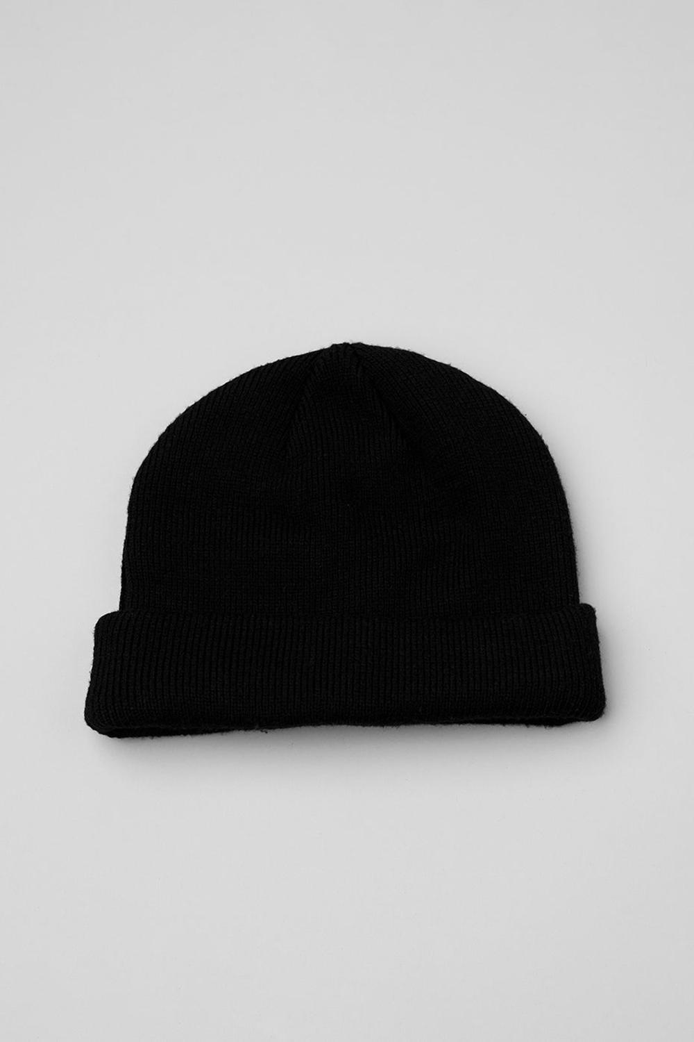Black Men Alo Yoga Notable Beanie | Australia  74368-YFQA