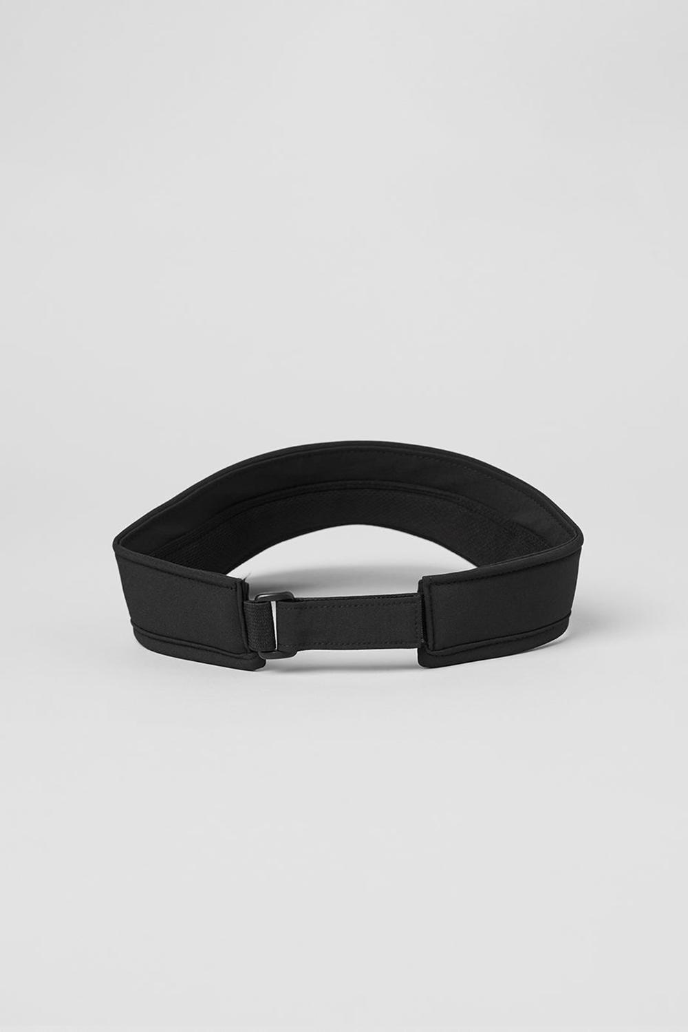 Black Men Alo Yoga Performance Eclipse Visor | Australia  57631-NPEX