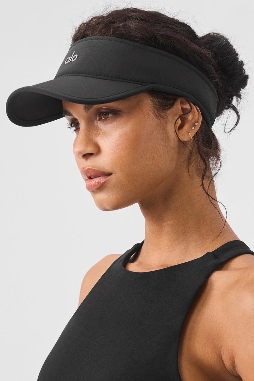 Black Men Alo Yoga Performance Eclipse Visor | Australia  57631-NPEX