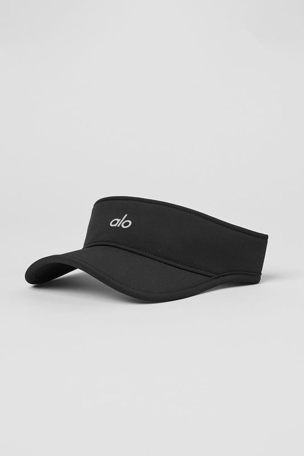 Black Men Alo Yoga Performance Eclipse Visor | Australia  57631-NPEX