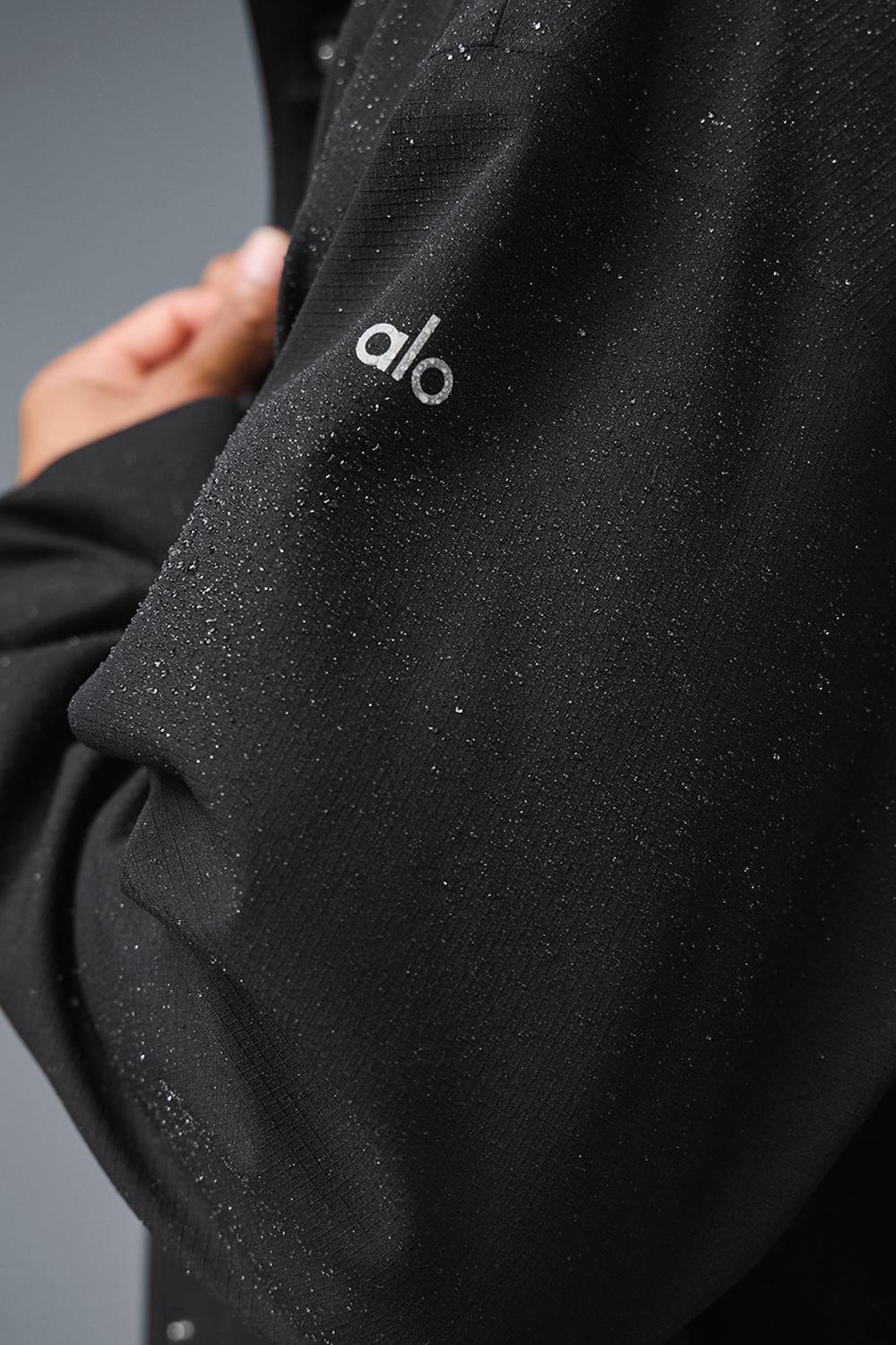 Black Men Alo Yoga Rain Or Shine Long Coat | Australia  47635-FXYH