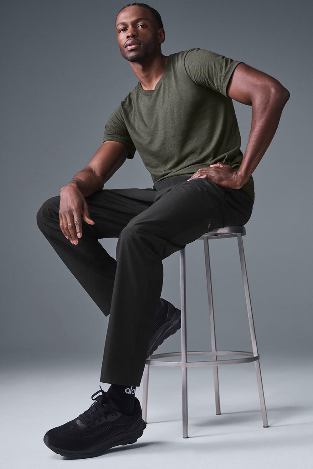 Black Men Alo Yoga Repetition Pant | Australia  25671-UEQK