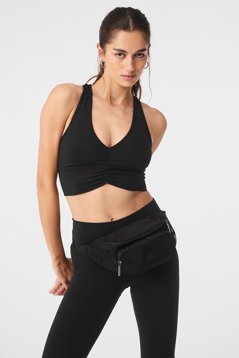 Black Men Alo Yoga Sheer Fanny Pack Bum Bags | Australia  45903-UYLM