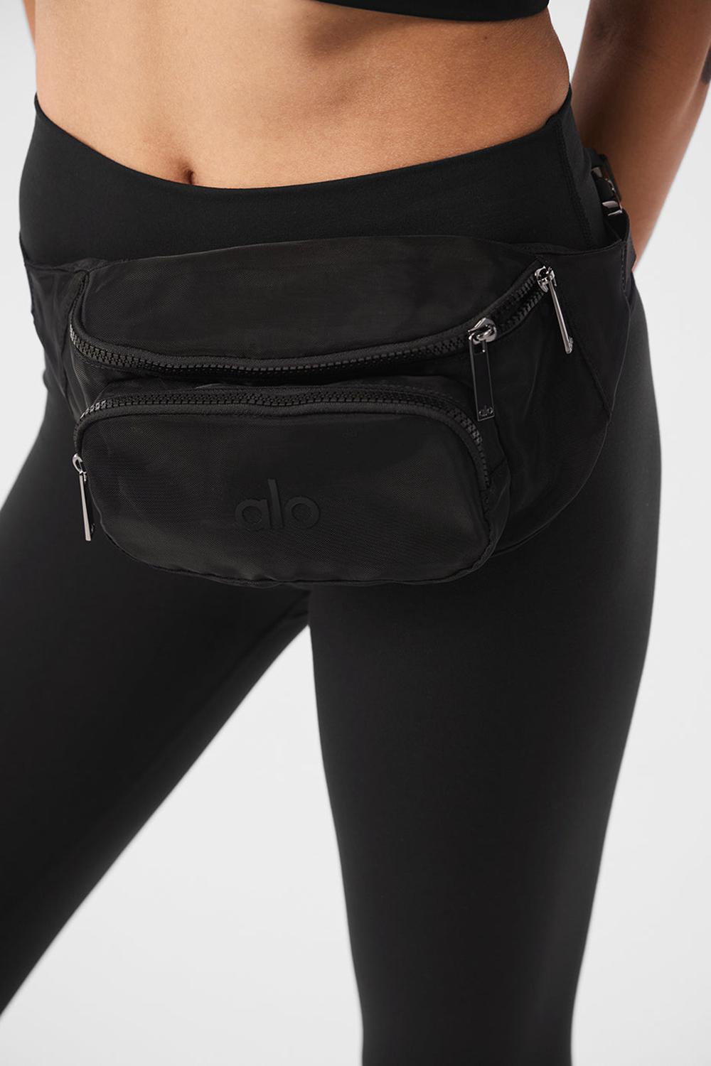 Black Men Alo Yoga Sheer Fanny Pack Bum Bags | Australia  45903-UYLM