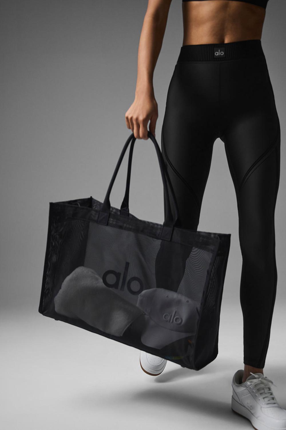 Black Men Alo Yoga Sheer Tote Bag | Australia  08574-DGEW