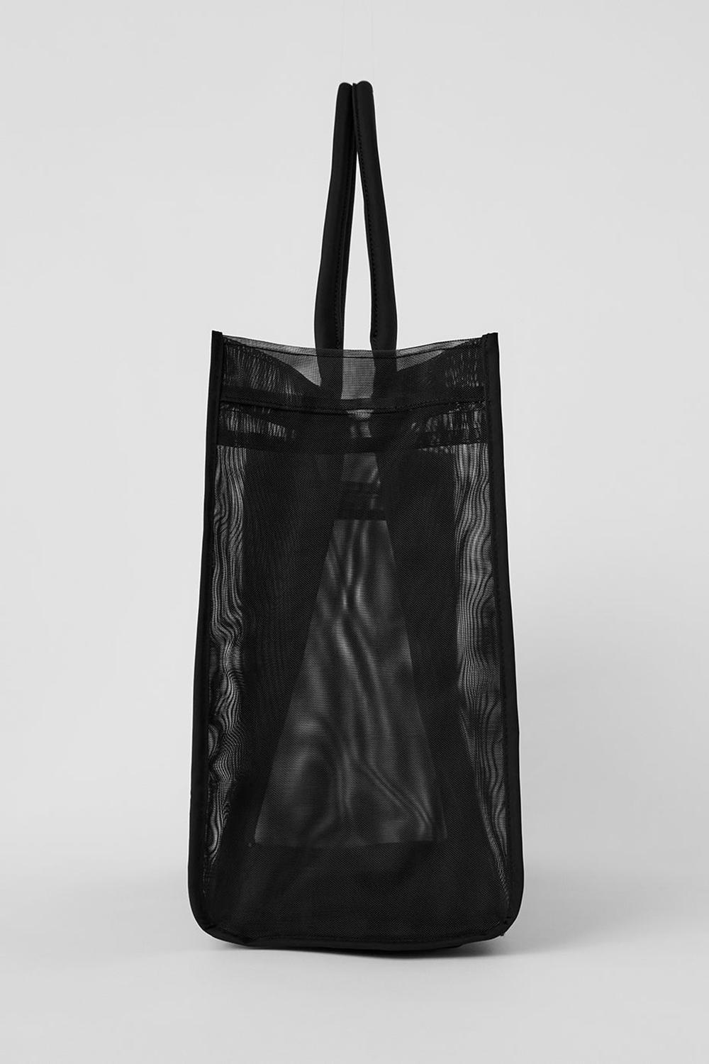 Black Men Alo Yoga Sheer Tote Bag | Australia  08574-DGEW