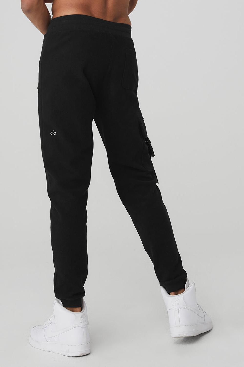 Black Men Alo Yoga Streetside Sweatpant | Australia  97051-QGLJ