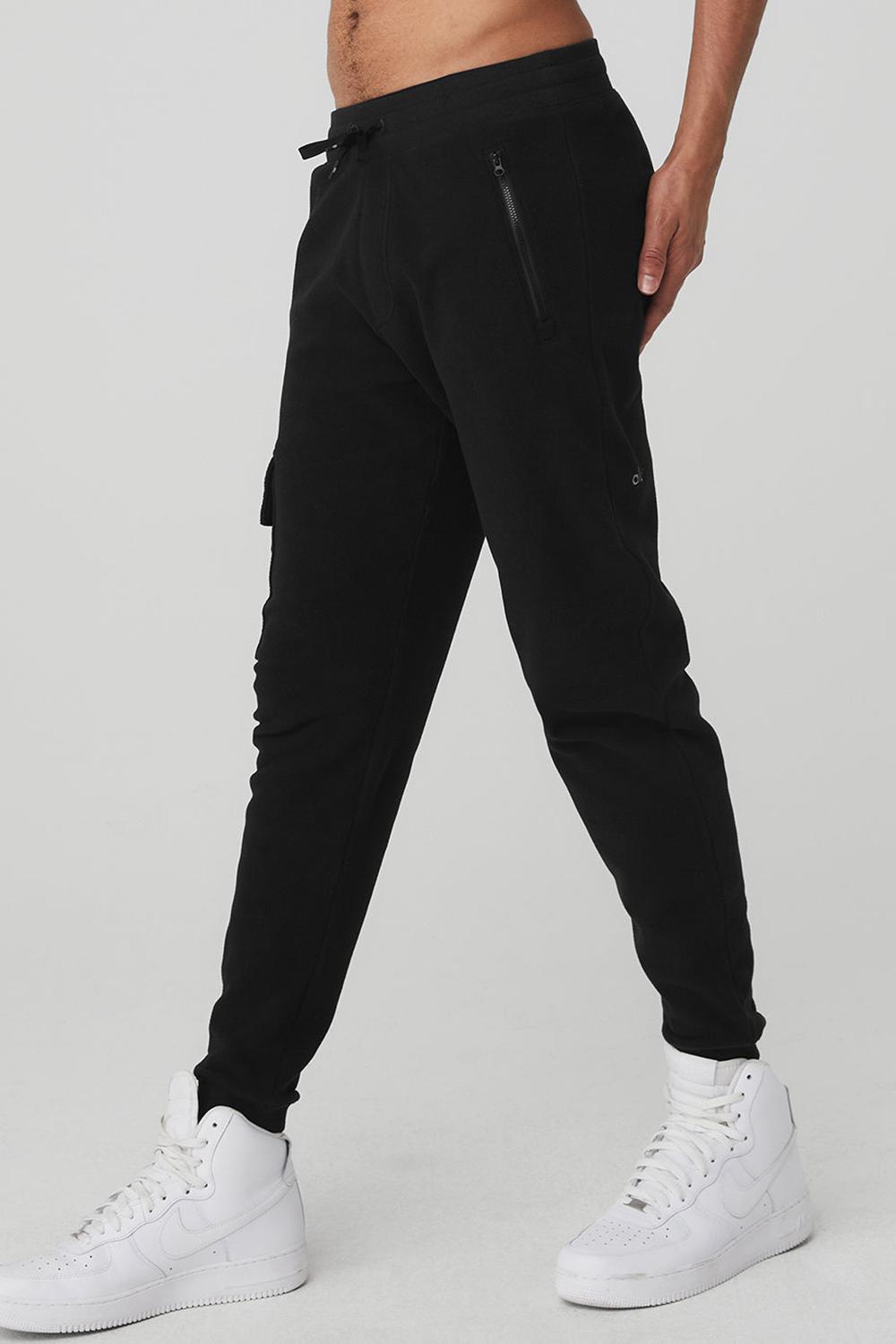 Black Men Alo Yoga Streetside Sweatpant | Australia  97051-QGLJ