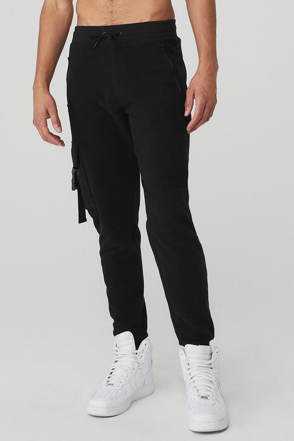 Black Men Alo Yoga Streetside Sweatpant | Australia  97051-QGLJ