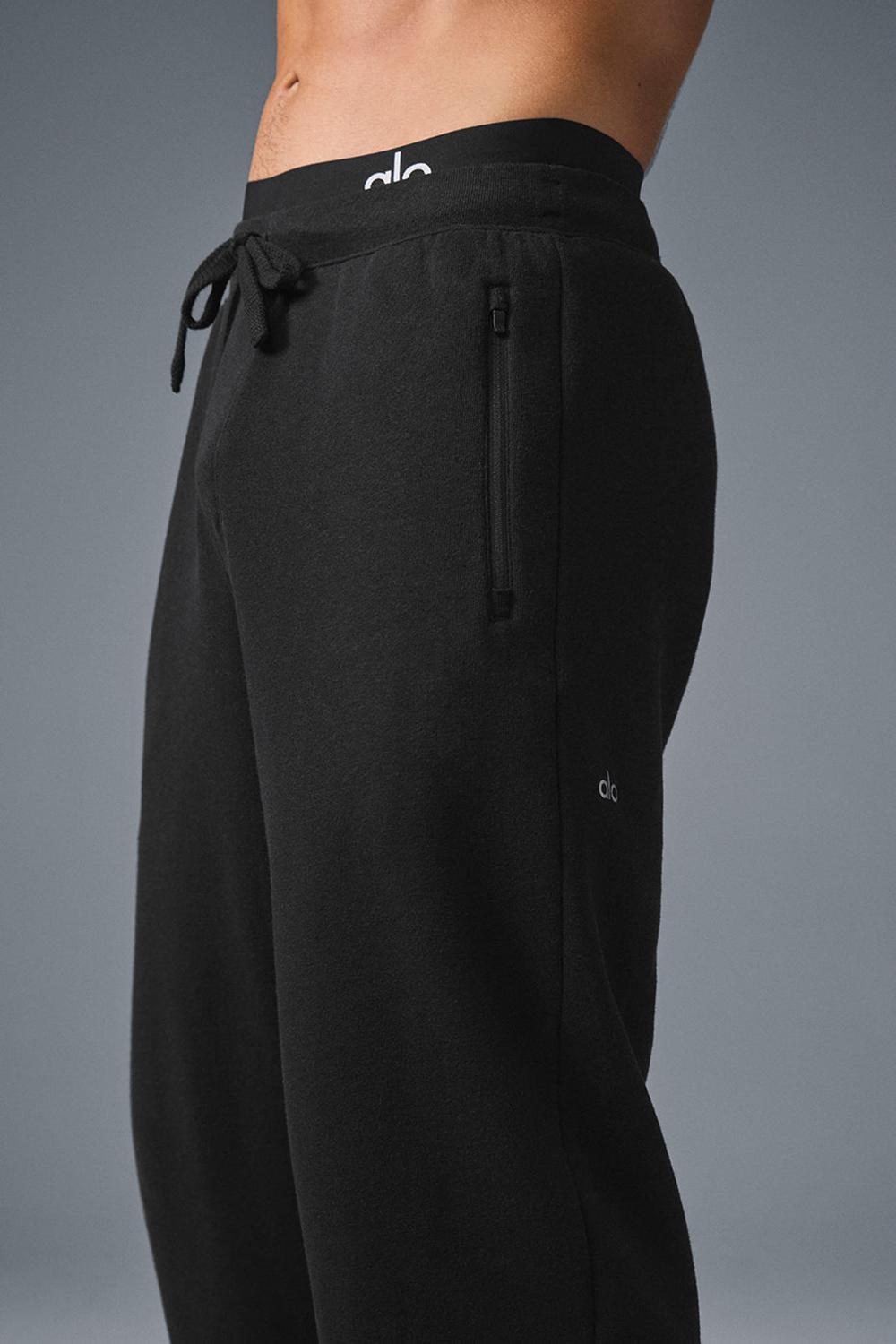 Black Men Alo Yoga Triumph Restore Sweatpant | Australia  83257-VFHR