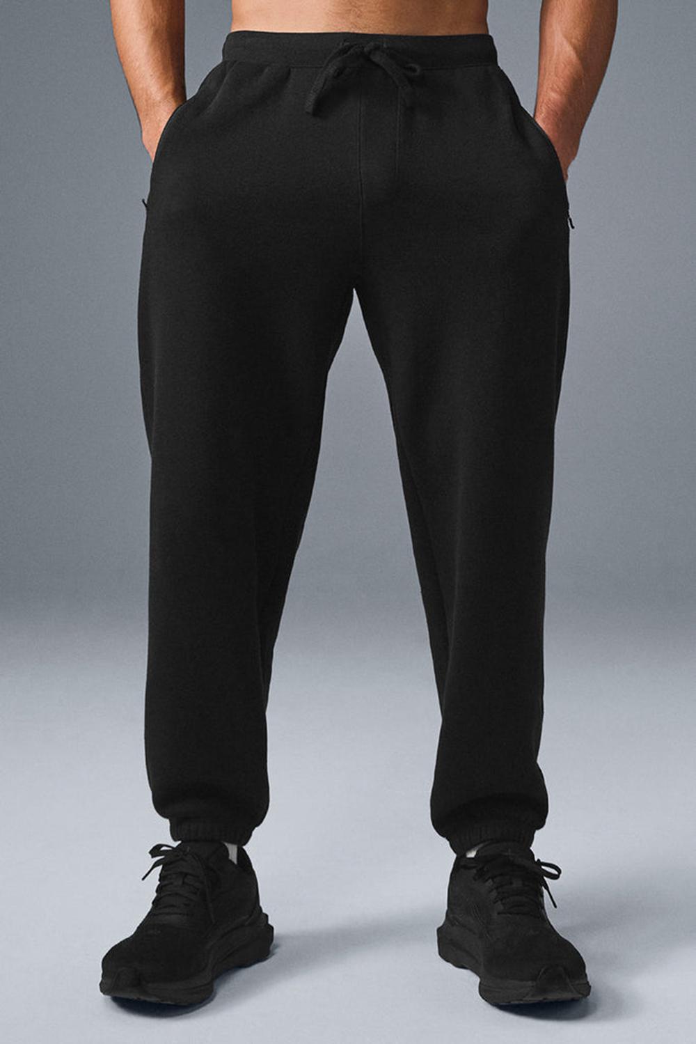 Black Men Alo Yoga Triumph Restore Sweatpant | Australia  83257-VFHR