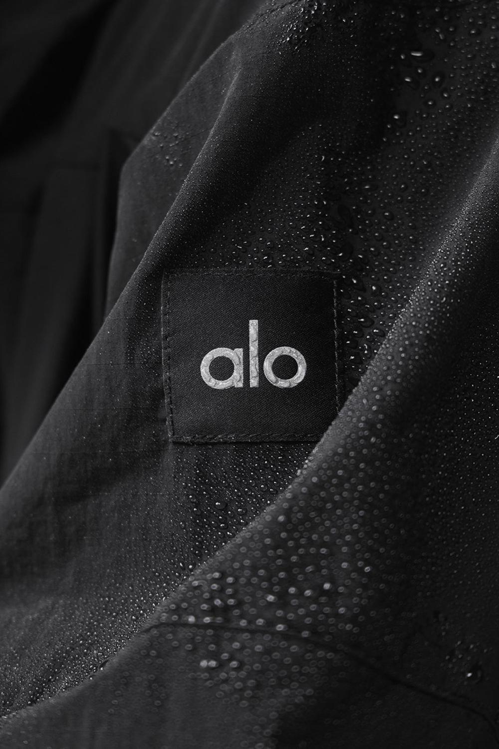 Black Men Alo Yoga Vantage Nylon Ripstop Track Jacket | Australia  10654-FZCI