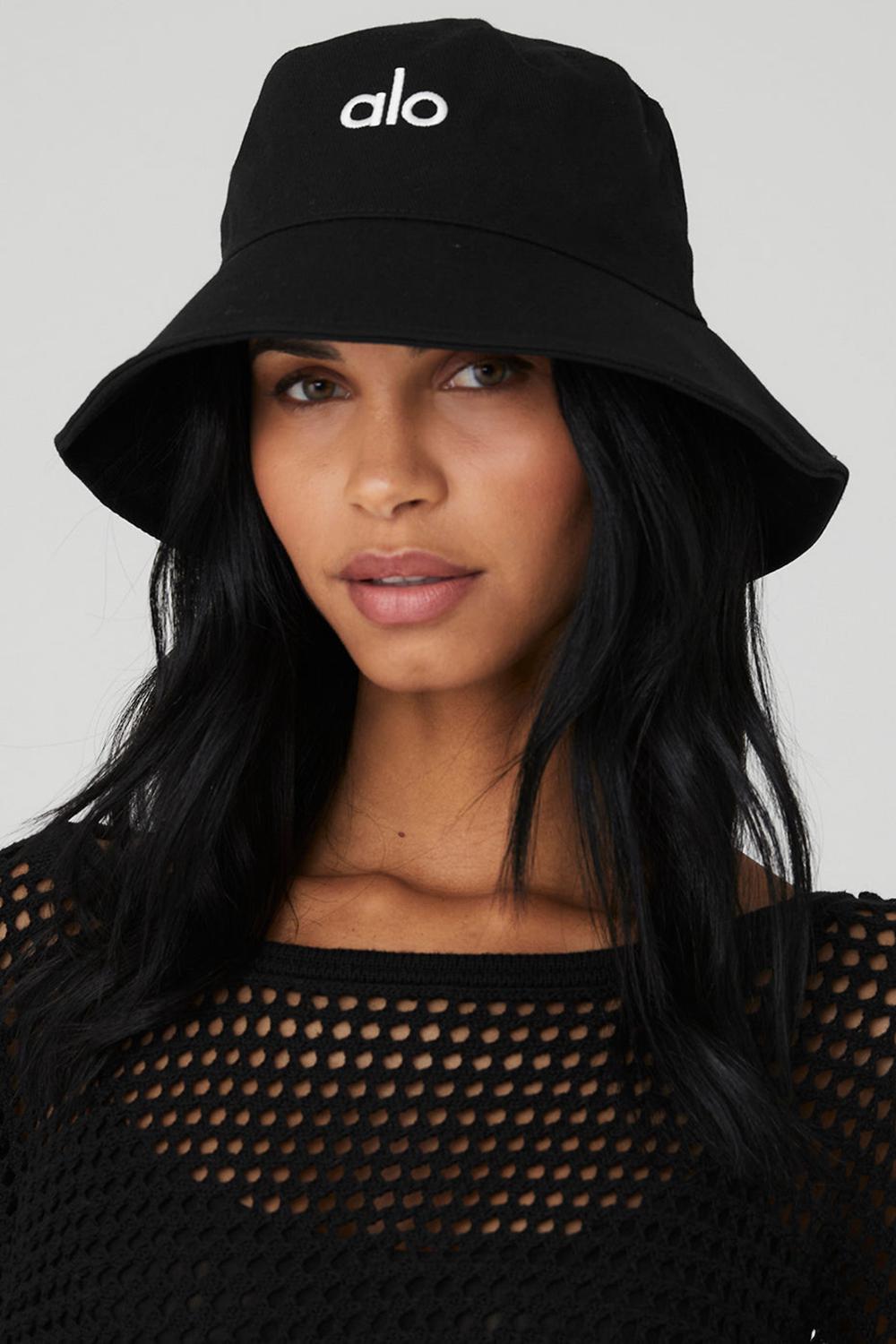 Black Men Alo Yoga Weekender Bucket Hat | Australia  84751-BWDQ