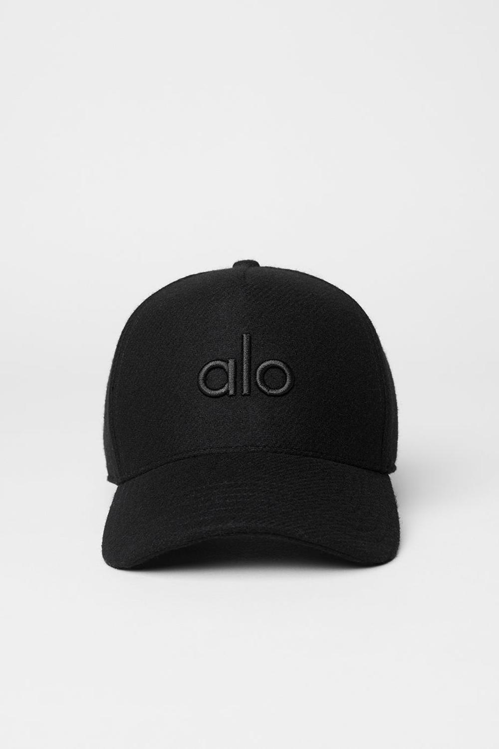 Black Men Alo Yoga Wool District Trucker Hat | Australia  30589-SJRM