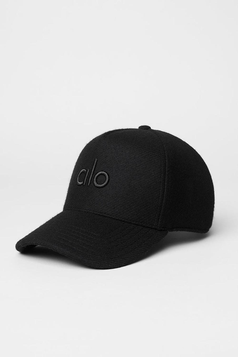 Black Men Alo Yoga Wool District Trucker Hat | Australia  30589-SJRM